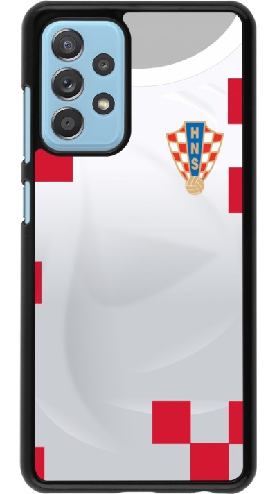 Coque Samsung Galaxy A52 - Maillot de football Croatie 2022 personnalisable Coque Samsung Galaxy A52 - Maillot de football Croatie 2022 personnalisable