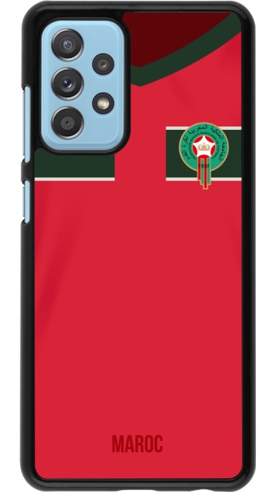 Coque Samsung Galaxy A52 - Maillot de football Maroc 2022 personnalisable Coque Samsung Galaxy A52 - Maillot de football Maroc 2022 personnalisable