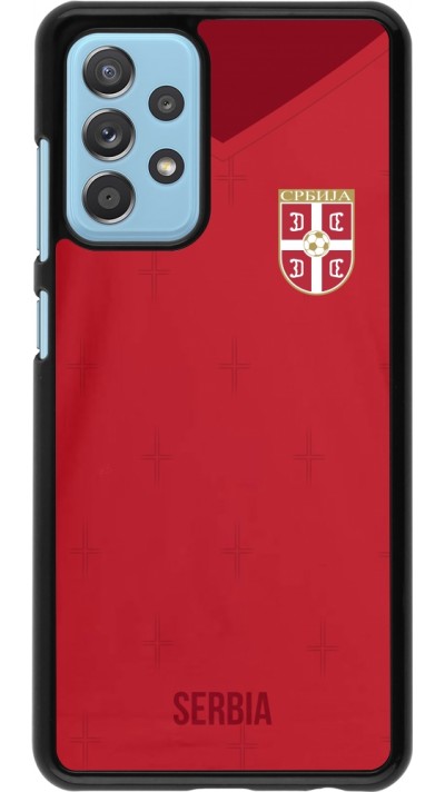 Coque Samsung Galaxy A52 - Maillot de football Serbie 2022 personnalisable Coque Samsung Galaxy A52 - Maillot de football Serbie 2022 personnalisable