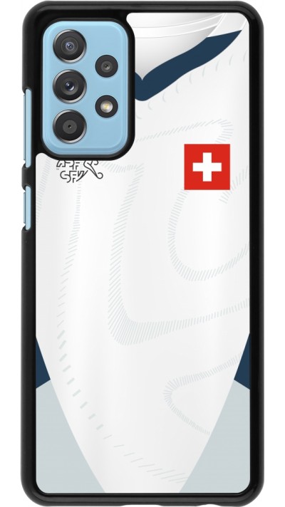 Coque Samsung Galaxy A52 - Maillot de football Suisse Extérieur personnalisable Coque Samsung Galaxy A52 - Maillot de football Suisse Extérieur personnalisable