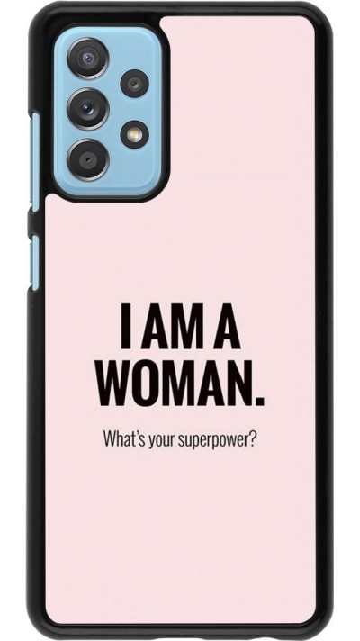 Coque Samsung Galaxy A52 5G - I am a woman Coque Samsung Galaxy A52 5G - I am a woman