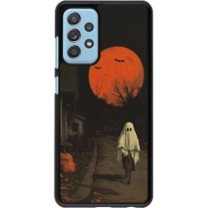 Coque Samsung Galaxy A52 - Halloween 2025 Ghost on a bicycle