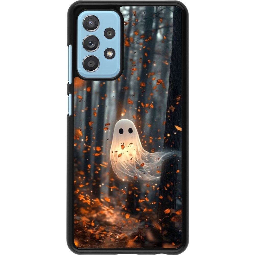 Coque Samsung Galaxy A52 - Halloween 2025 Ghost in the forest