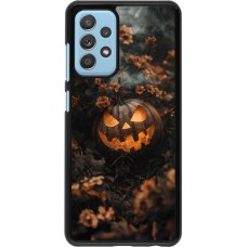 Coque Samsung Galaxy A52 - Halloween 2025 Pumpkin with flowers