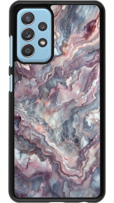 Coque Samsung Galaxy A52 - Marbre violette argentée Coque Samsung Galaxy A52 - Marbre violette argentée