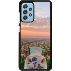 Coque Samsung Galaxy A52 - Cow with tulips 2026