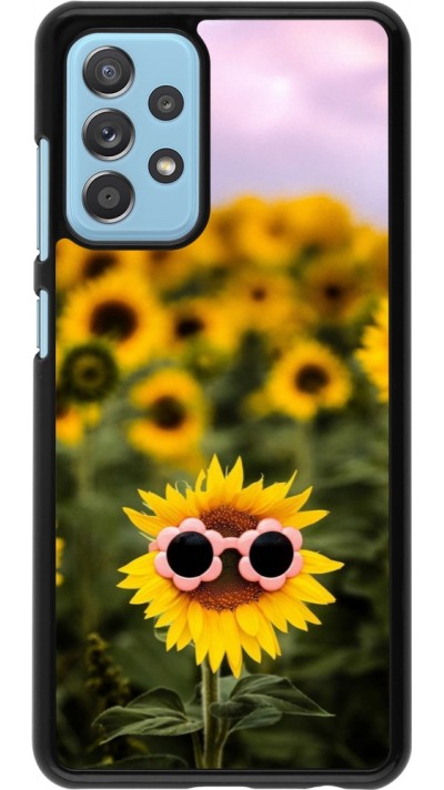 Coque Samsung Galaxy A52 - Sunflower with glasses 2026