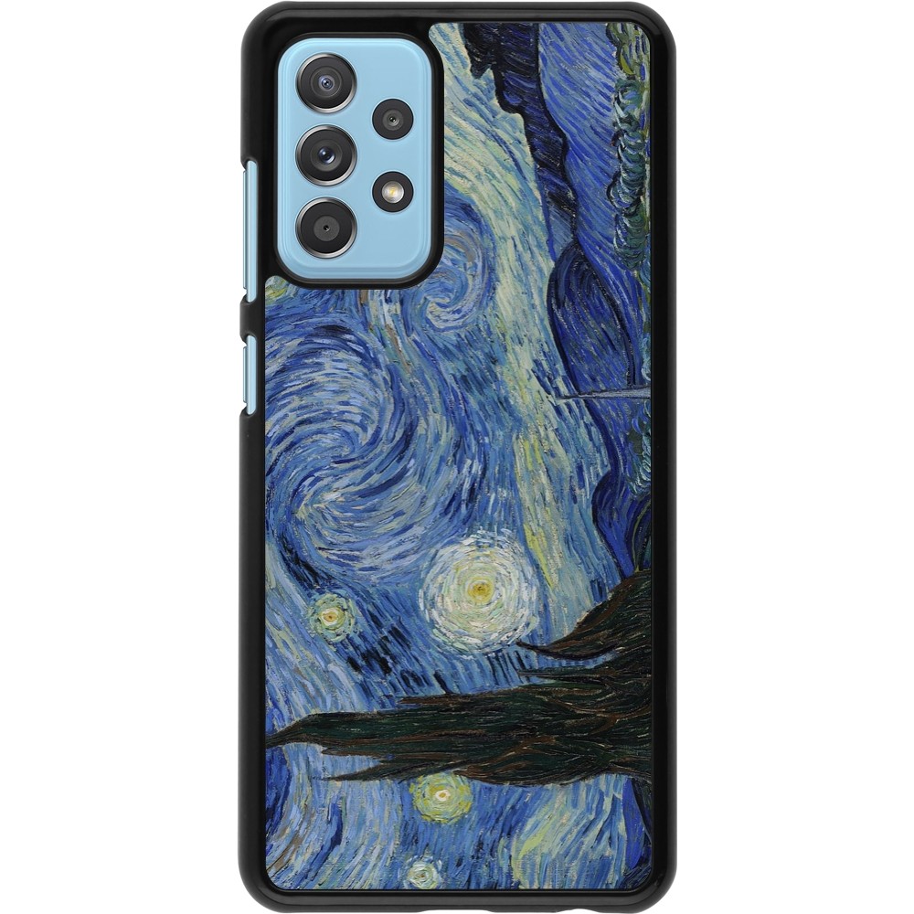 Coque Samsung Galaxy A52 - Tableau art - La Nuit étoilée - Van Gogh