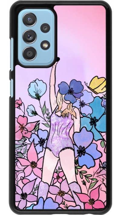 Coque Samsung Galaxy A52 - Taylor Swift Sketch - Pink Coque Samsung Galaxy A52 - Taylor Swift Sketch - Pink