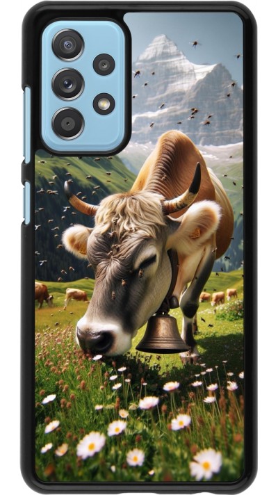Coque Samsung Galaxy A52 - Vache montagne Valais Coque Samsung Galaxy A52 - Vache montagne Valais