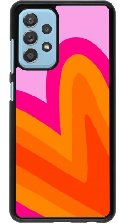 Coque Samsung Galaxy A52 - Valentine 2024 heart gradient Coque Samsung Galaxy A52 - Valentine 2024 heart gradient