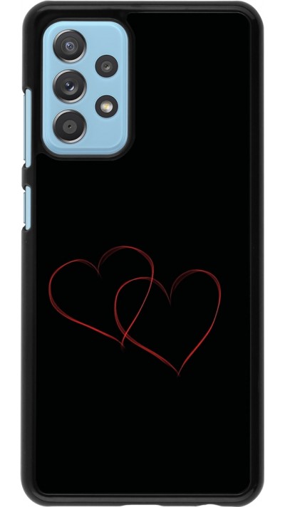 Coque Samsung Galaxy A52 - Valentine 2023 attached heart Coque Samsung Galaxy A52 - Valentine 2023 attached heart