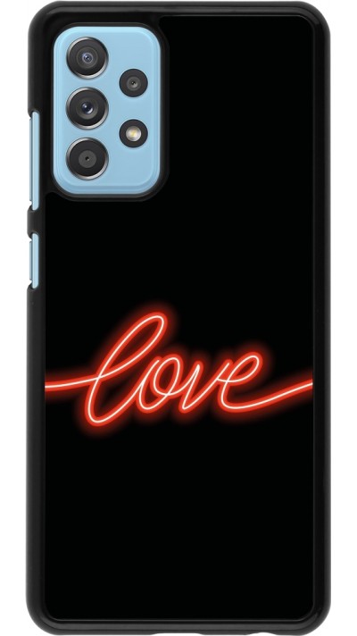 Coque Samsung Galaxy A52 - Valentine 2023 neon love Coque Samsung Galaxy A52 - Valentine 2023 neon love