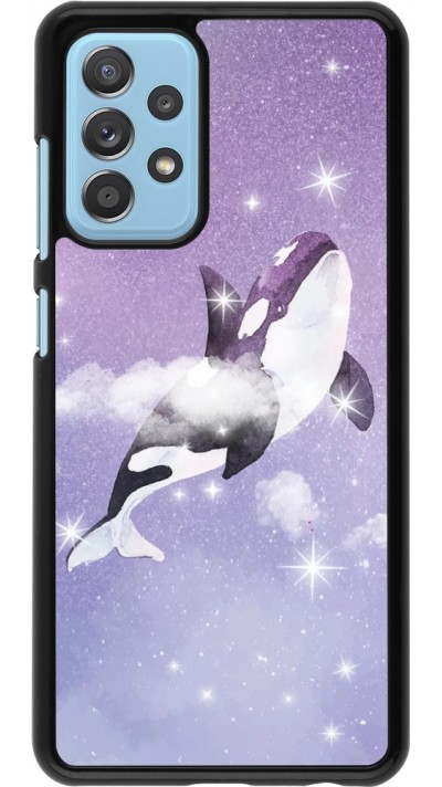 Coque Samsung Galaxy A52 - Whale in sparking stars Coque Samsung Galaxy A52 - Whale in sparking stars