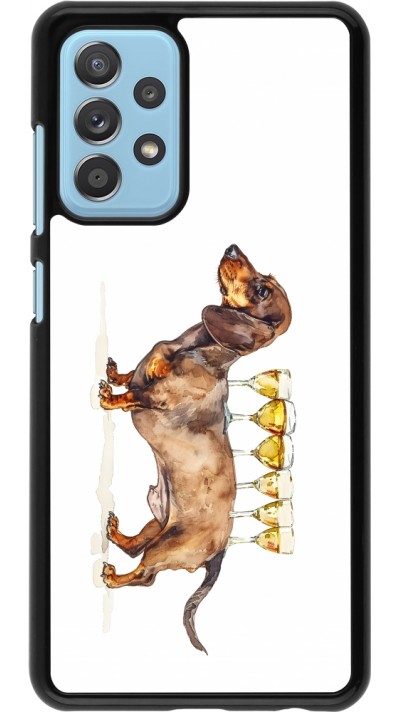Coque Samsung Galaxy A52 - Wine Teckel Coque Samsung Galaxy A52 - Wine Teckel