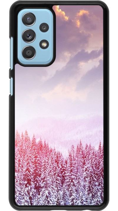 Coque Samsung Galaxy A52 - Winter 22 Pink Forest Coque Samsung Galaxy A52 - Winter 22 Pink Forest