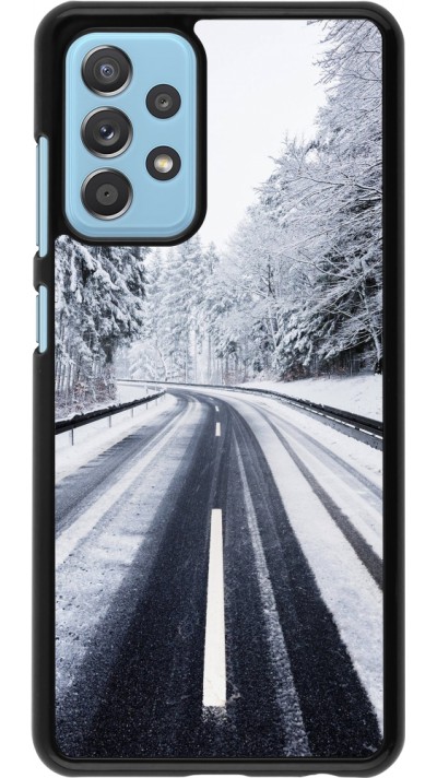 Coque Samsung Galaxy A52 - Winter 22 Snowy Road Coque Samsung Galaxy A52 - Winter 22 Snowy Road