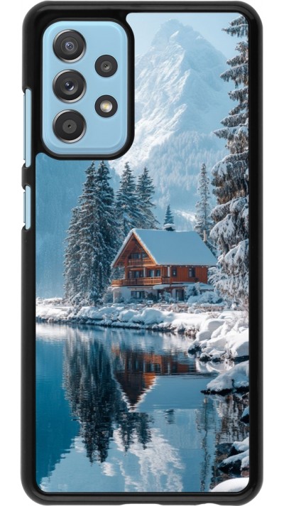 Coque Samsung Galaxy A52 - Winter 25 Winter house forest day