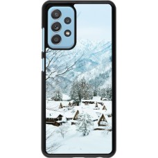 Coque Samsung Galaxy A52 - Winter 25 Winter snowy landscape