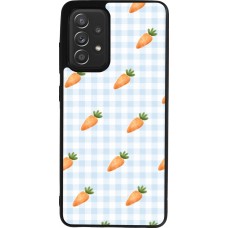 Coque Samsung Galaxy A52 - Silicone rigide noir Easter 2026 Pattern carrots