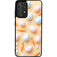 Coque Samsung Galaxy A52 - Silicone rigide noir Easter 2026 Pattern Easter
