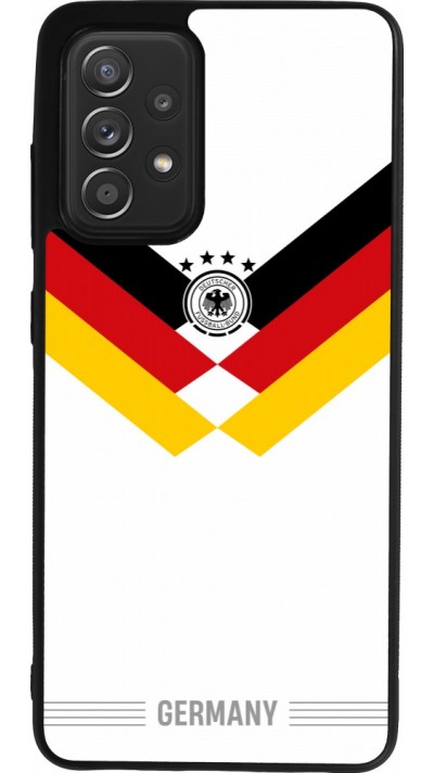 Coque Samsung Galaxy A52 - Silicone rigide noir Maillot de football Allemagne 2026 personnalisable
