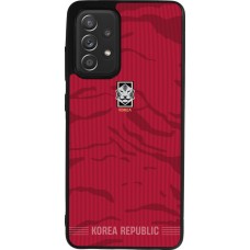 Coque Samsung Galaxy A52 - Silicone rigide noir Maillot de football Corée du Sud 2026 personnalisable