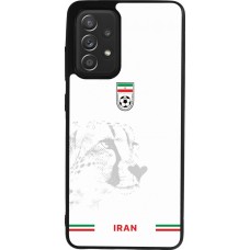 Coque Samsung Galaxy A52 - Silicone rigide noir Maillot de football Iran 2026 personnalisable