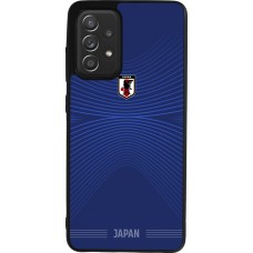 Coque Samsung Galaxy A52 - Silicone rigide noir Maillot de football Japon 2026 personnalisable