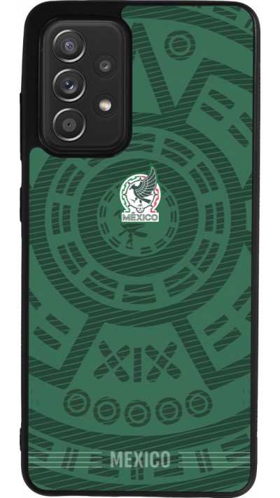 Coque Samsung Galaxy A52 - Silicone rigide noir Maillot de football Mexique 2026 personnalisable