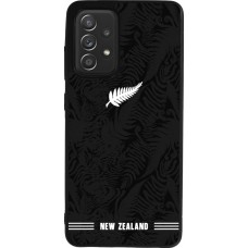 Coque Samsung Galaxy A52 - Silicone rigide noir Maillot de football Nouvelle-Zélande 2026 personnalisable