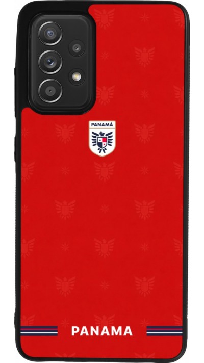Coque Samsung Galaxy A52 - Silicone rigide noir Maillot de football Panama 2026 personnalisable