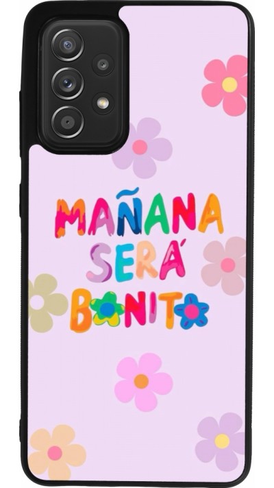 Samsung Galaxy A52 Case Hülle - Silikon schwarz Karol G Manana sera bonito