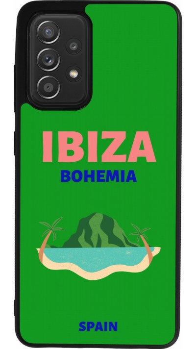 Coque Samsung Galaxy A52 - Silicone rigide noir Pop Summer Destination Ibiza