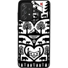 Coque Samsung Galaxy A52 - Silicone rigide noir Poya Suisse 2