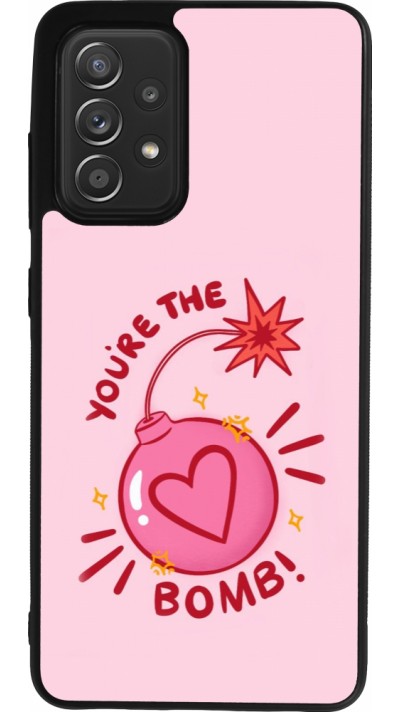 Coque Samsung Galaxy A52 - Silicone rigide noir Saint Valentines Day 26 You are the bomb
