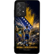 Coque Samsung Galaxy A52 - Silicone rigide noir Football Bosnie-Herzégovine splash 2026