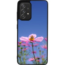 Coque Samsung Galaxy A52 - Silicone rigide noir Bee on a flower 2026