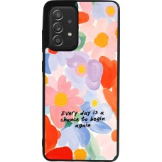 Coque Samsung Galaxy A52 - Silicone rigide noir Every day is a chance 2026