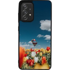 Coque Samsung Galaxy A52 - Silicone rigide noir Hot air balloon 2026