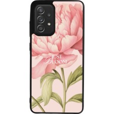 Coque Samsung Galaxy A52 - Silicone rigide noir Just Bloom 2026