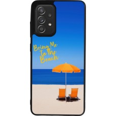 Coque Samsung Galaxy A52 - Silicone rigide noir Summer 2025 Bring me to the beach