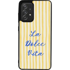 Samsung Galaxy A52 Case Hülle - Silikon schwarz The good life 2026