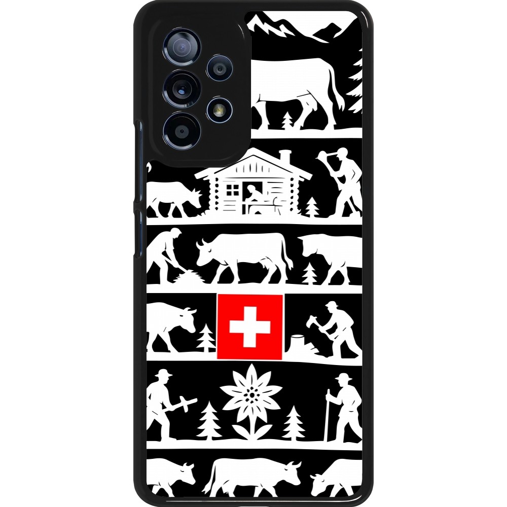 Coque Samsung Galaxy A53 5G - Poya Suisse 1 noir