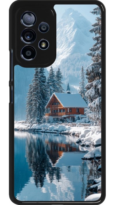 Coque Samsung Galaxy A53 5G - Winter 25 Winter house forest day