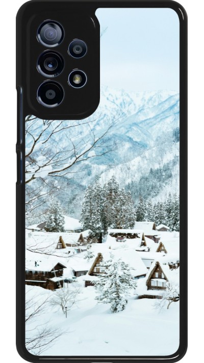 Coque Samsung Galaxy A53 5G - Winter 25 Winter snowy landscape