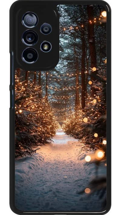 Coque Samsung Galaxy A53 5G - Winter 25 Winter snowy road