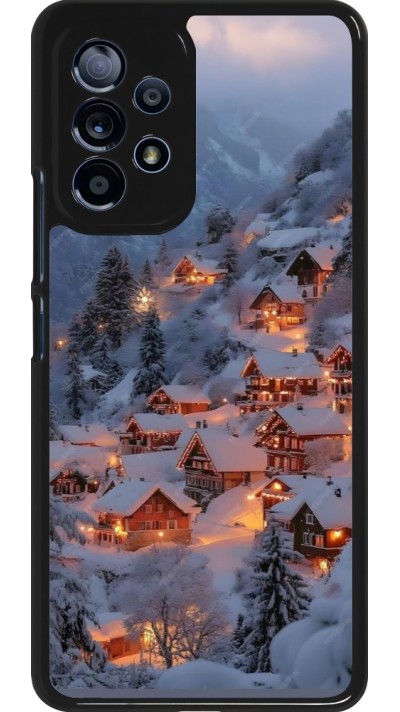 Coque Samsung Galaxy A53 5G - Winter 25 Winter snowy village