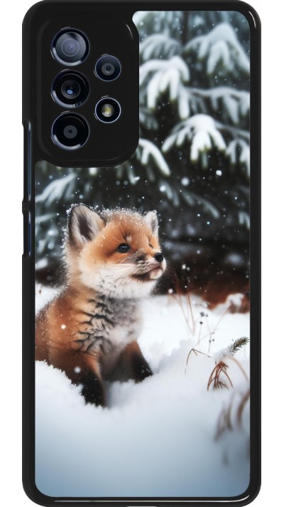 Coque Samsung Galaxy A53 5G - Noël 2023 Renardeau sapin