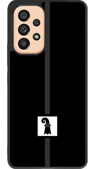 Samsung Galaxy A53 5G Case Hülle - Silikon schwarz Kanton BS schwarz